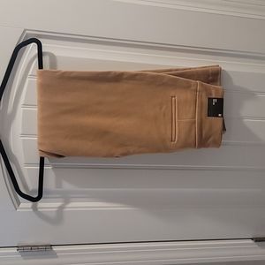 Express Boot High Rise Knit pants size M. Tan color